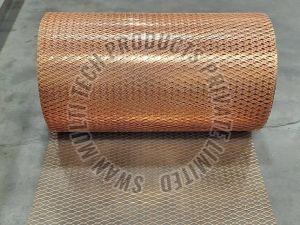 Swan Galvanised Brass Expanded Mesh, Color : Golden For Fencing, Making Frames, Building Construction