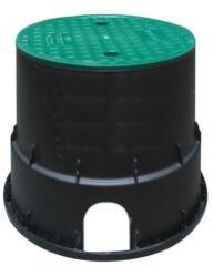 PVC Earthing Pit, Color : Green Black