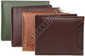 Mens Bi Fold Leather Wallet