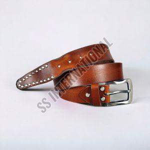 Plain Polished Stylish Leather Belt, Gender : Male