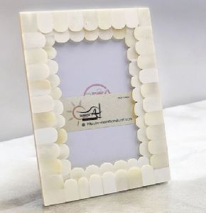 Polished Plain Wood Bone Inlay Picture Frames 12x10inch, 6x6inch, 8x6inch, Multisize