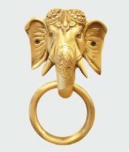 Brass Elephant Door Knocker