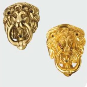 Brass King Door Knocker