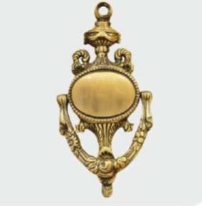 Brass Mirror Door Knocker