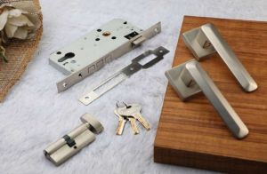 Grey Mortise Lock