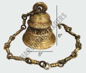 Polished Chain Brass Bell Antique