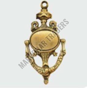 Polished Brass Mirror Door Knocker, Color : Golden