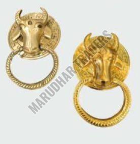 Polished Brass Nandi Door Knocker, Color : Golden