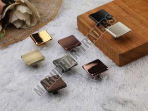 Polished Metal JD-KN-003 Door Knobs, Shape : Square