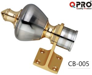 Qpro Polished Zinc Curtain Bracket, Shape : Round, Length : 2inch