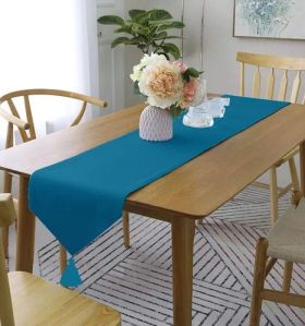 Plain Cotton Table Runner