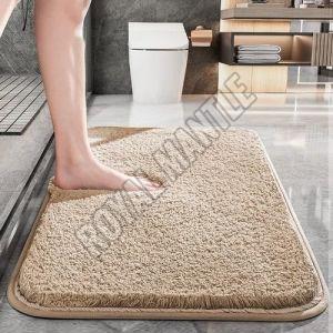 Cotton Plain Bath Mat, Shape : Rectangular