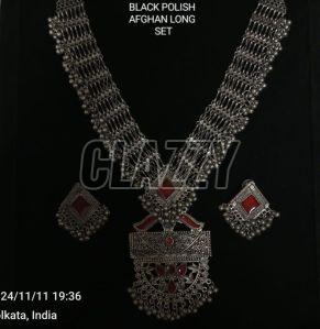 Silver Replica Necklace Set, Packaging Type : Plastic Packet