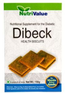 Nutri Value Dibeck Health Biscuit, Color : Brown For Human Consumption