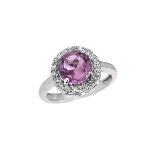 925 silver ring amethyst   gemstone weight 3.22 shape