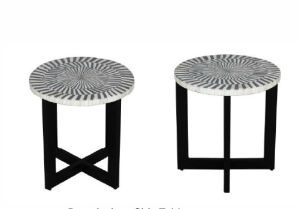 Geometric Design Side Tables