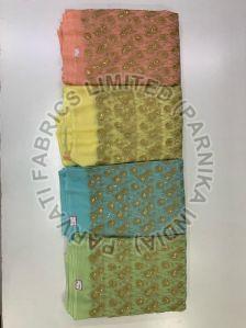 Georgette Multicolor Fabric -2
