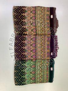 Georgette Multicolor Fabric