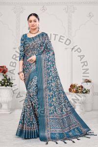 Women Cotton Silk Saree -4