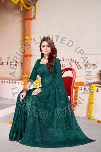 Ladies Party Wear Shimmer Sarees