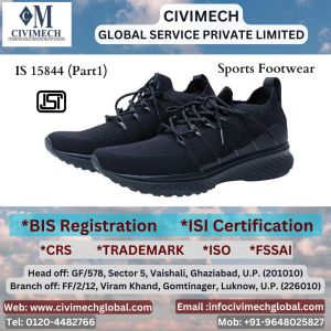BIS Registration / ISI Mark Certification for Sports Footwear- General purposes