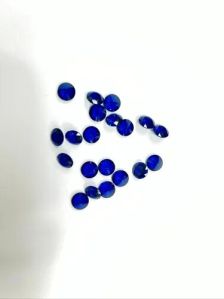 Blue Spinal Round Cubic Zirconia