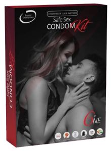 Safe sex condom kits