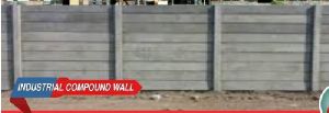 Industrial Cement Compound Wall