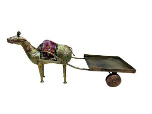Brass Camel Cart