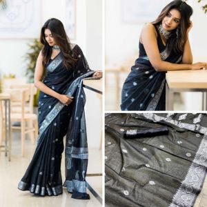 Black Lillian Saree