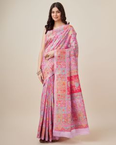 Pink Kashmiri Sarees