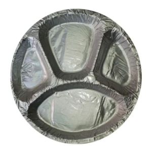 150 GSM 4 Compartment Disposable Paper Plate