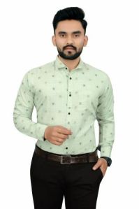 Mens White Stylish Cotton Shirts