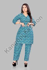 Ladies Cotton Co-Ord Set