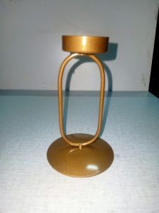 Brass Finish Candle Stand