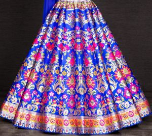 Banarasi Fabric Full Flared Lehenga