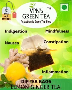 dip tea lemon ginger herbal tea