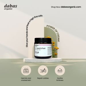 Dabas Organic Hand and Foot Plant Collagen Cream