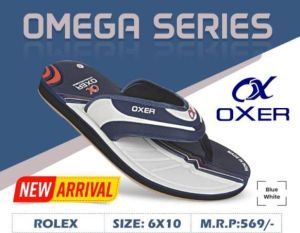 Rolex Omega Series Oxer Mens Slipper