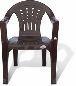 Maxima Brown Virgin Plastic Chair