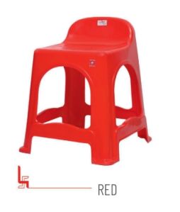 Topaz Red Virgin  Plastic Stool
