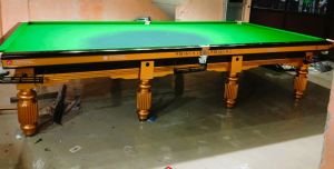 MAA JANKI Steel Cushion English Snooker Table with Accessories