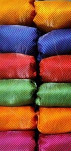 Printed Satin Silk Fabric