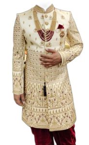 Silk Wedding Sherwani Fabric