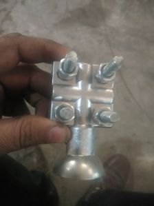 Silver Bimetallic 6 Bolt TC Clamp, For Connect Pipe Flange, Packaging Type : Carton Box