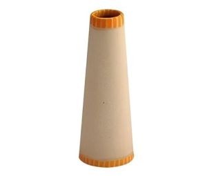 Orange Solide Textile Paper Cone