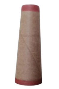 red solid textile paper cone