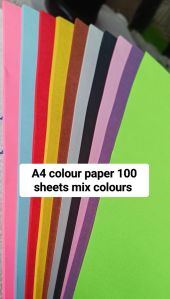 A4 Color Paper 100 sheets packets