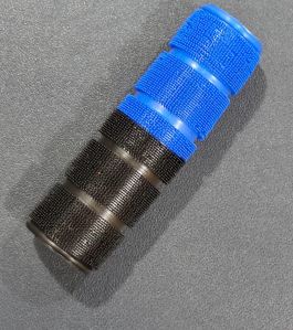 V-25 Black Blue Bessel Handle Grip Cover