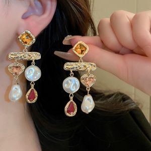Semi Precious Earrings
